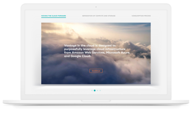 Vantage in the Cloud demo