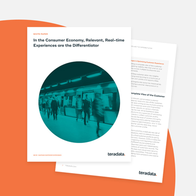 In the Consumer Economy, Relevant, Real-time Experiences are the Differentiator